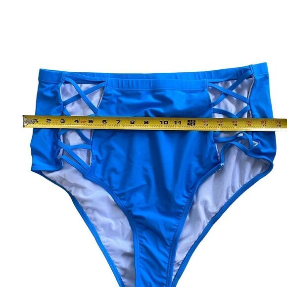 Women's Plus Size Blue Bathing Suit Bottom Size 3X NWOT - Picture 10 of 12